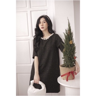 [HOT] Đầm suông freesize cổ ngọc