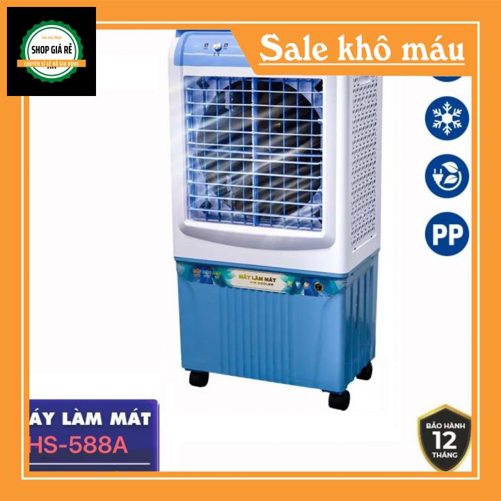 QUẠT ĐIỀU HÒA HƠI NƯỚC MODEL HS-588A, HS-35A 40L TẶNG KÈM 2 BÌNH ĐÁ KHÔ