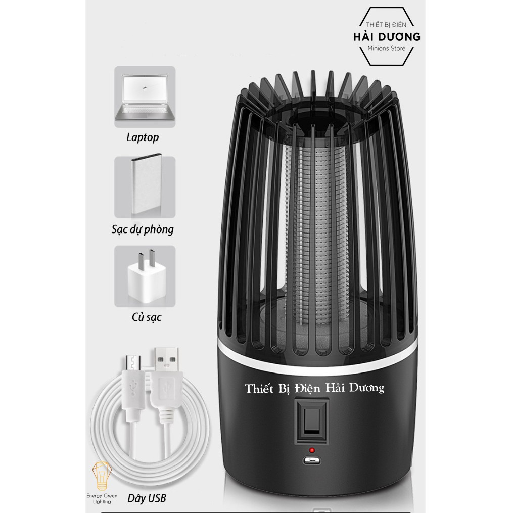 Đèn Bắt Muỗi Sạc Pin Thông Minh BM-MY02 - Công suất tiêu thụ điện thấp tiết kiệm tuyệt đối