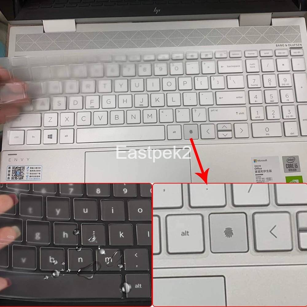 Miếng Dán Bảo Vệ Bàn Phím Cho Laptop Hp Envy 33.02 cm X360 13.3 "2021 33.78cm
