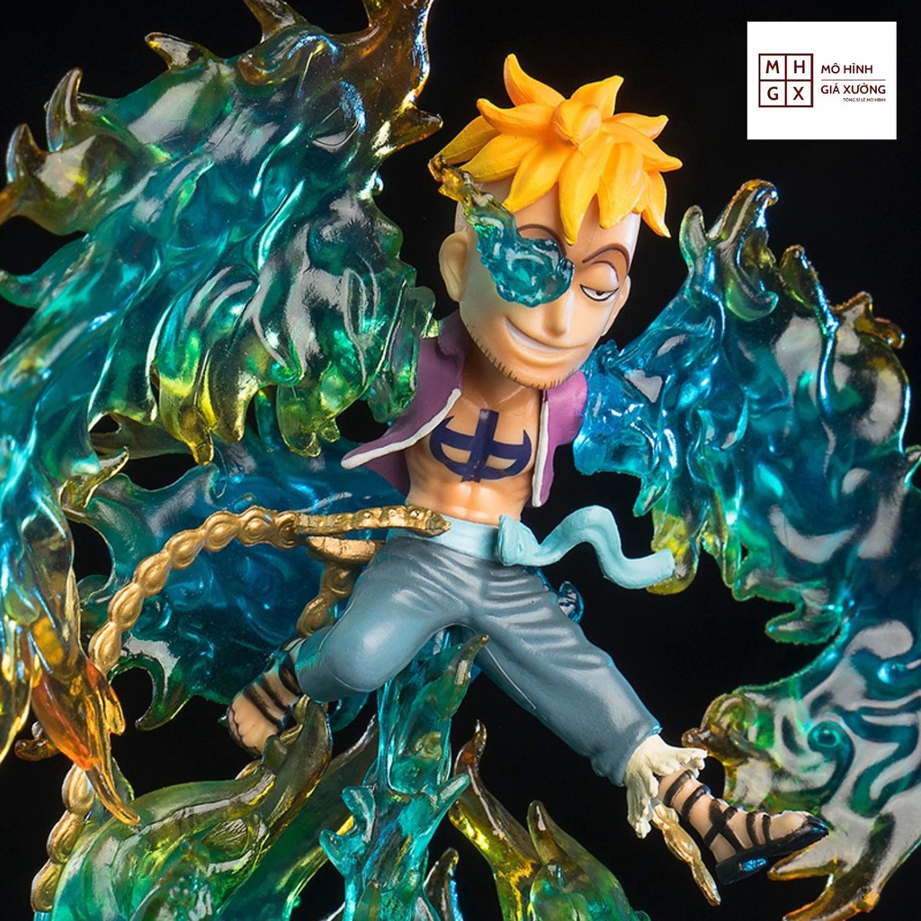 Mô hình One Piece Marco phượng hoàng siêu đẹp Cao 12cm trạng thái chiến đấu , figure mô hình one piece phượng hoàng marc