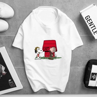 Áo thun cặp nam nữ mang hình chú chó snoopy siêu đáng yêu hàng mới về sll - q148