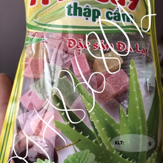 Combo 5 gói kẹo dâu dẻo mỗi gói 200gr