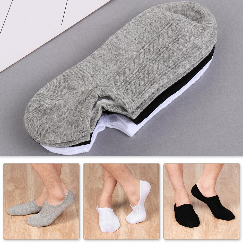 Set 1 / 3 Đôi Vớ Thuyền Chất Liệu Cotton Co Giãn Thoáng Khí