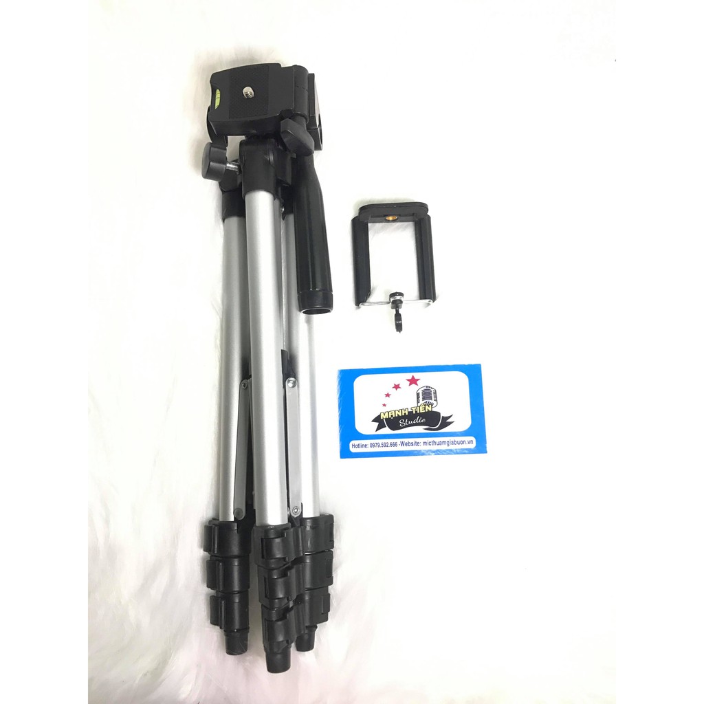 Chân giá đỡ điện thoại chụp ảnh Tripod 3110 kèm kẹp - Chân Điện Thoại  Tripod 3120 - Giá Đỡ 3 chân - mới 2020