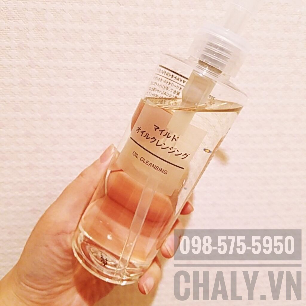 Dầu tẩy trang Muji Mild Cleansing 200ml mẫu mới vừa về. Nội địa Nhật chính hãng. OK cho da dầu mụn
