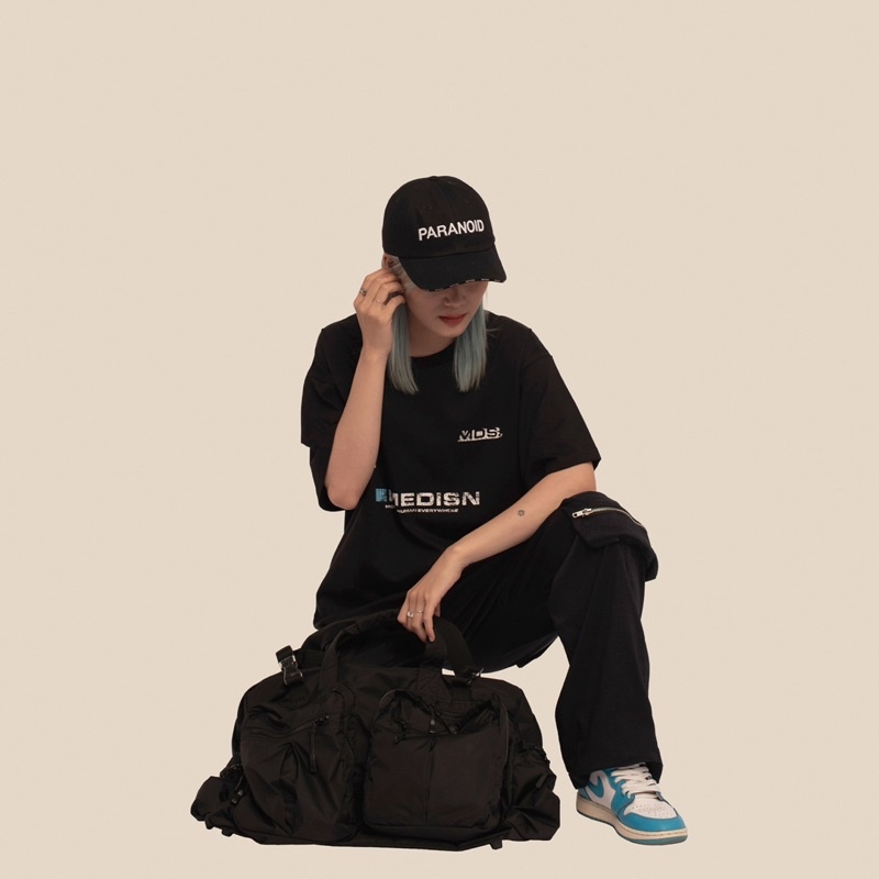 MEDISN - Áo thun TEXTURE 01 T-SHIRT/ BLACK