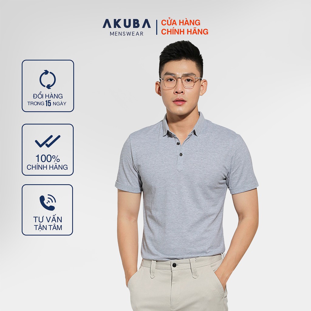 Áo Thun Có Cổ POLO Nam Cao Cấp AKUBA 02D219