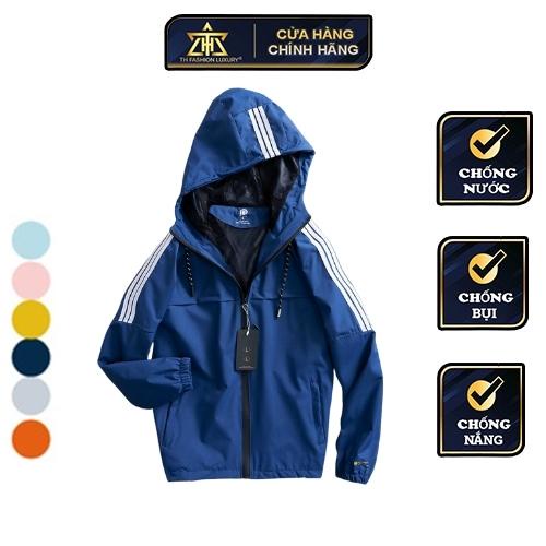 Áo gió nam chống bụi, chống nước, chống tia UV dày 2 lớp cao cấp,, áo đôi nam nữ chống nắng