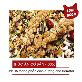 Thức Ăn Ngũ Cốc Ngon dành cho Hamster - Gói 500gr - [Nông Trại Thú Cưng]