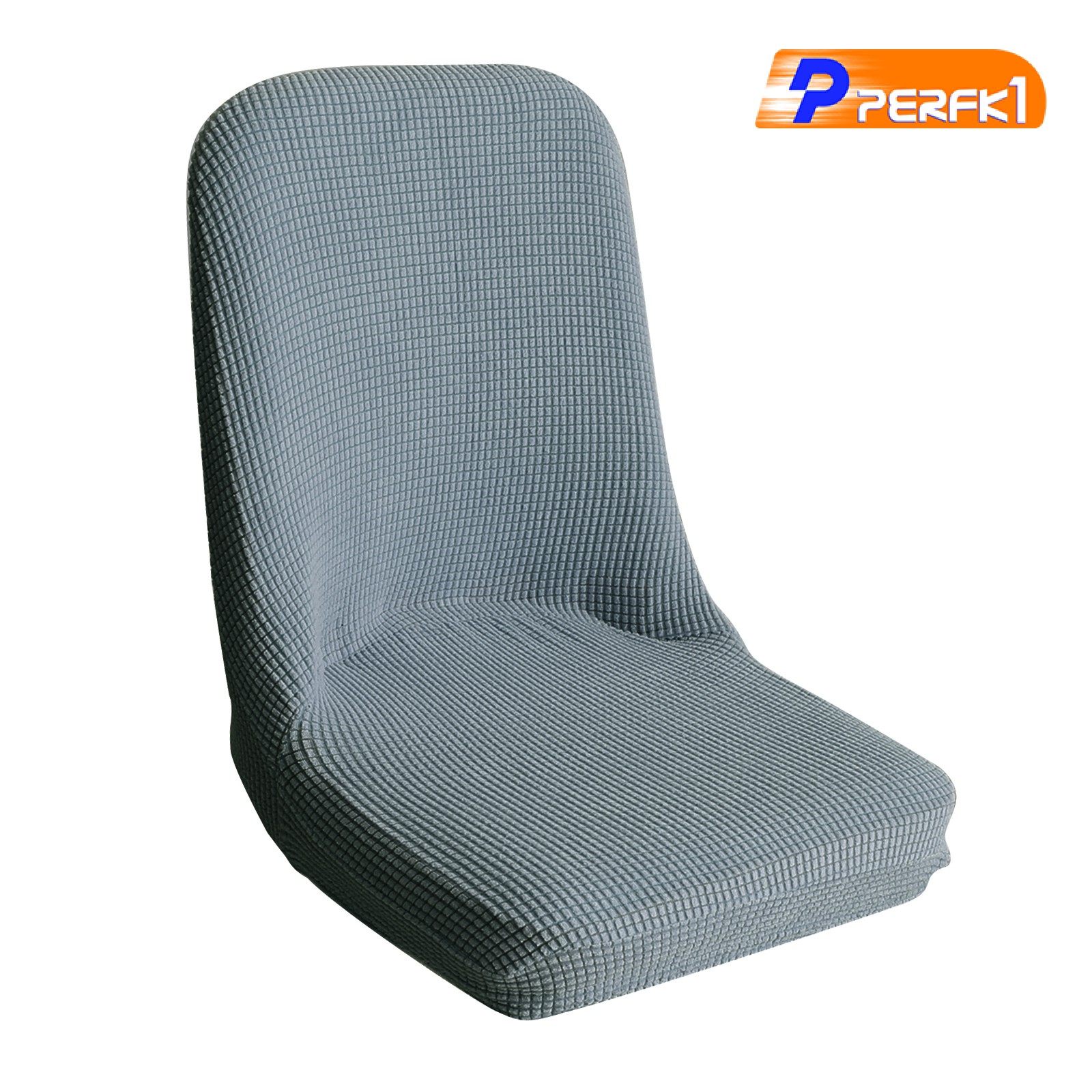 High Stretch Fabric Dining Chair Cover High Back Seat Slipcover