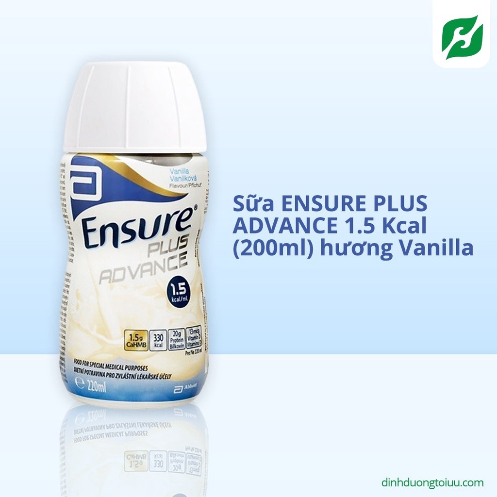 Sữa Ensure Plus Advance 1.5kcal, chai 220ml (Lốc 6 chai)