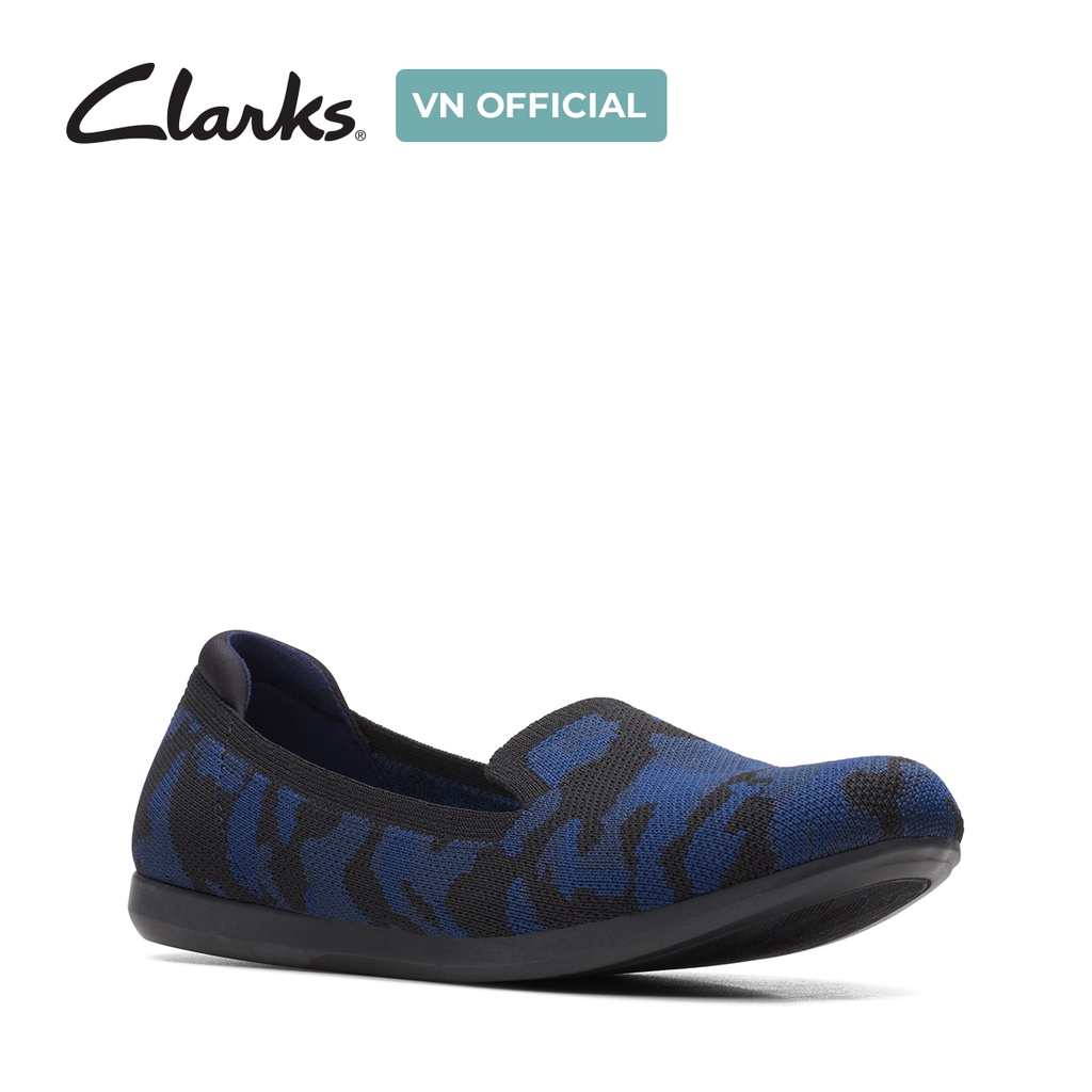 Giày búp bê nữ CLARKS màu Xanh camo