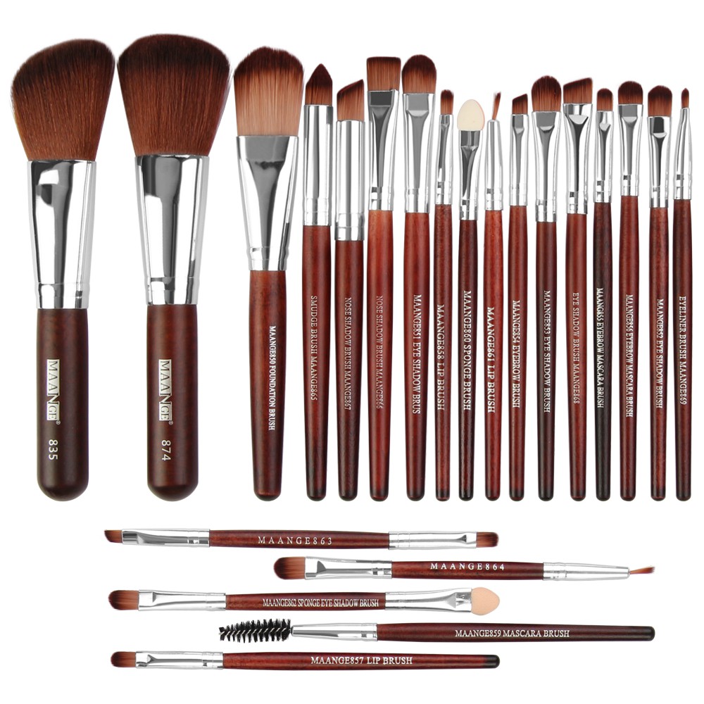 Set 10/ 22 cọ trang điểm MAANGE chuyên nghiệp chất lượng cao tiện lợi