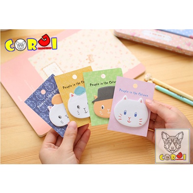 Combo 10 note chữ nhật, note các loại dễ thương nhiều mẫu khác nhau