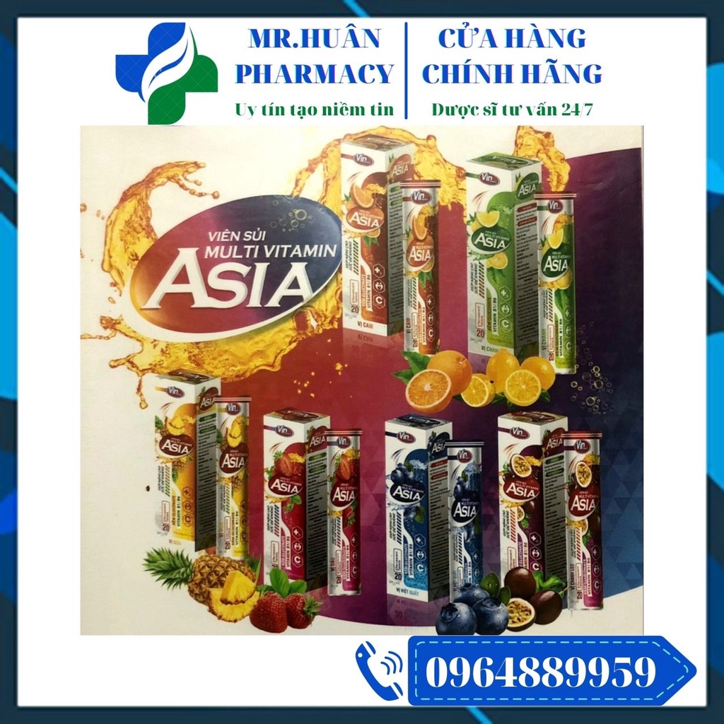 C sủi, viên sủi tăng lực (Tuýp 20 viên) - Bổ sung vitamin cho cơ thể, hỗ trợ tăng cường sức đề kháng, giúp mát gan