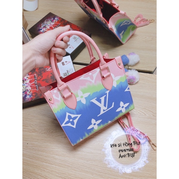Túi Xách công sở in họa tiết hoa eo vì kèm dây đeo chéo❣️Freeship❣️