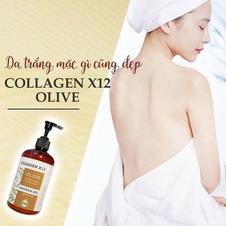 Sữa Tắm Truyền Trắng Collagen x12 Dưỡng Ẩm Trắng Da