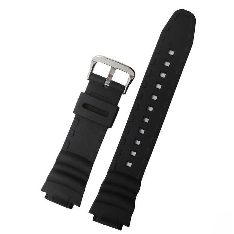 YIFILM Dây đeo đồng hồ điện tử 18mm bằng cao su cho Casio Aq-s810w w-s200h
