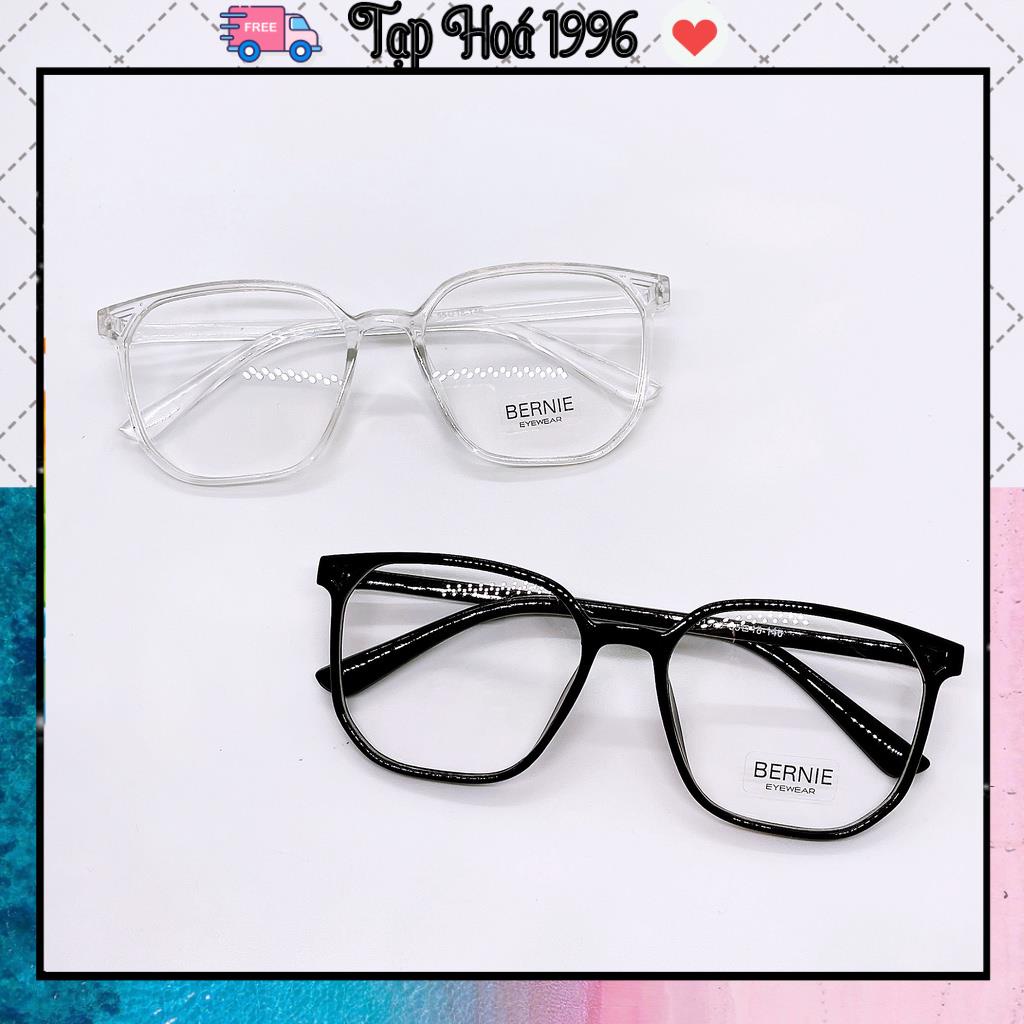 Kính trong suốt thời trang nam nữ hàn quốc, ❤️ freeship❤️ gọng kính nhựa dẻo giả cận chống bụi chống chói đi đêm