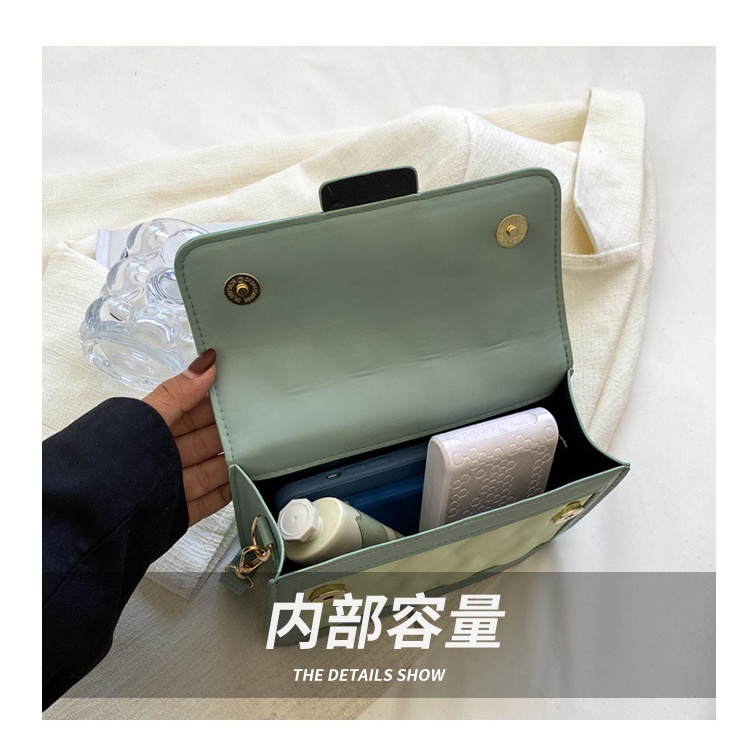 Túi đeo chéo JASMIN NOIR nắp gập đơn giản thời trang cho nữ