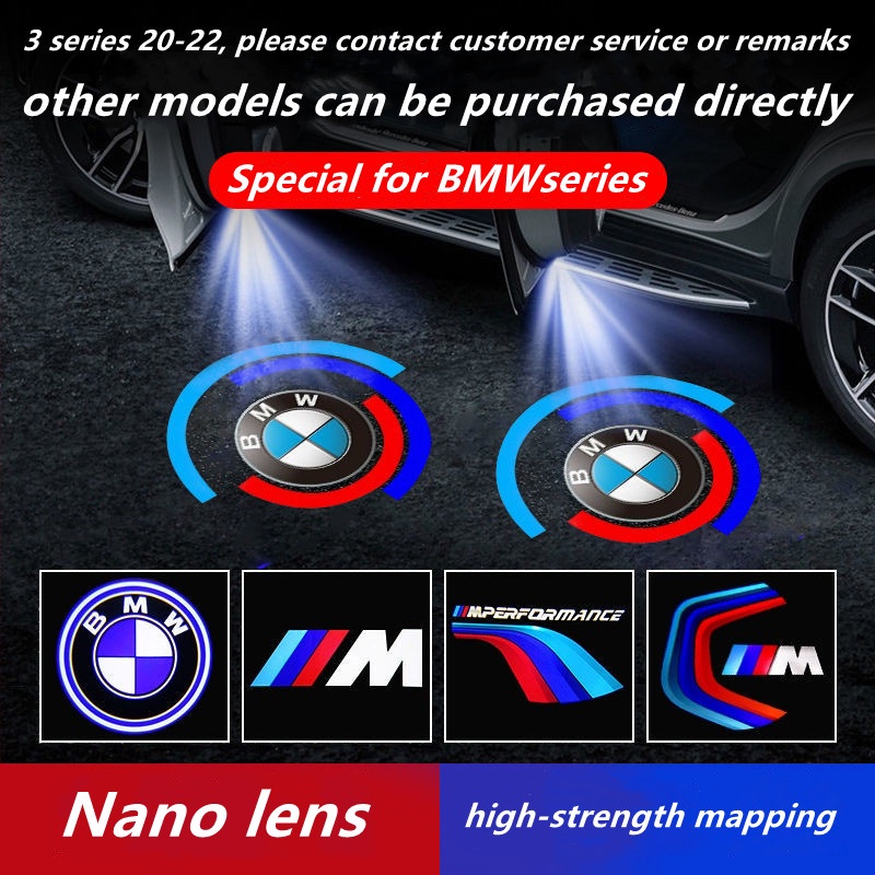 Đèn Chào Mừng Gắn Cửa Xe Hơi BMW 3 / 5 / 7Series Kỷ Niệm 50 Năm 530li