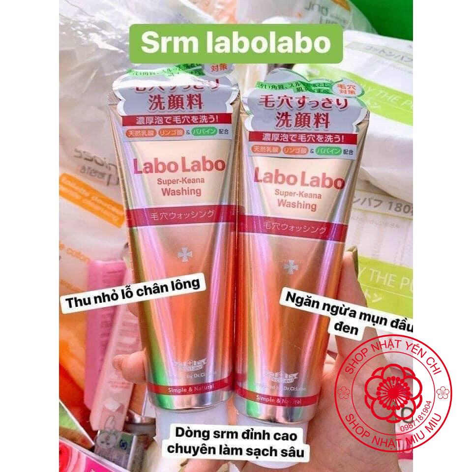 SỮA RỬA MẶT THU NHỎ LỖ CHÂN LÔNG DR.CI LABO LABO LABOLABO NHẬT BẢN