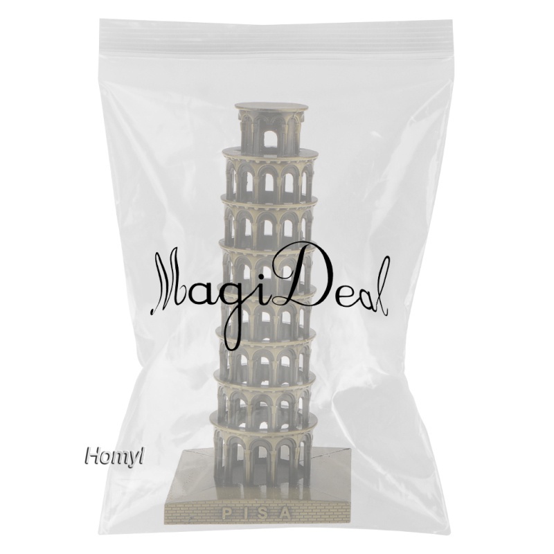 [HOMYL] Famous Construction Leaning Tower of Pisa Home Arts&Craft Collecatbles Decor