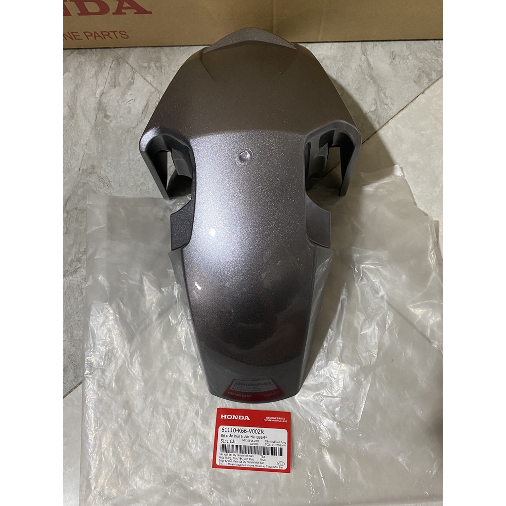 Bộ chắn bùn trước - dè trước HONDA AIR BLADE 125 năm 2017-2018 màu Ghi bạc.