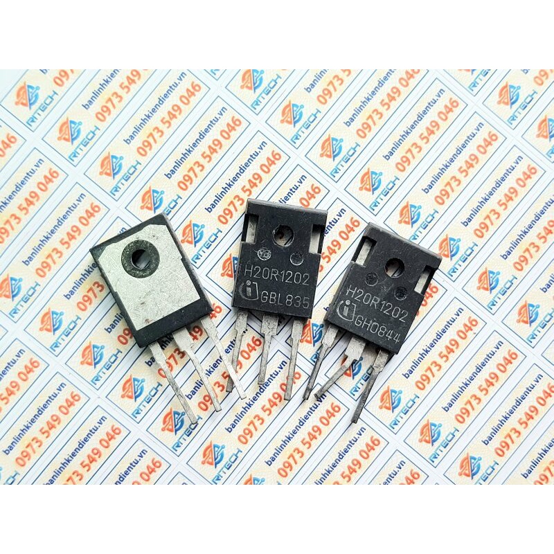 [Combo 5 chiếc] H20R1202, IHW20N120R2 IGBT 1200V/20A TO-247 (Tháo Máy)