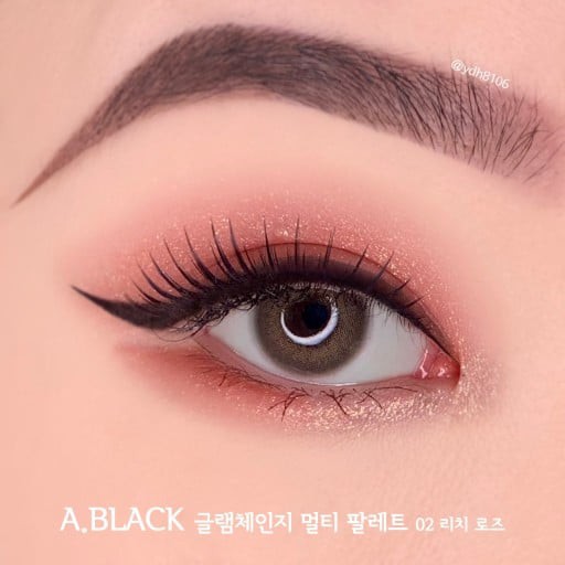 Bảng phấn mắt A BLACK Glam Change Multi Eye Palette 12 màu mắt nhũ, lì, kim tuyến, HOT 2021   - HONGS BEAUTY