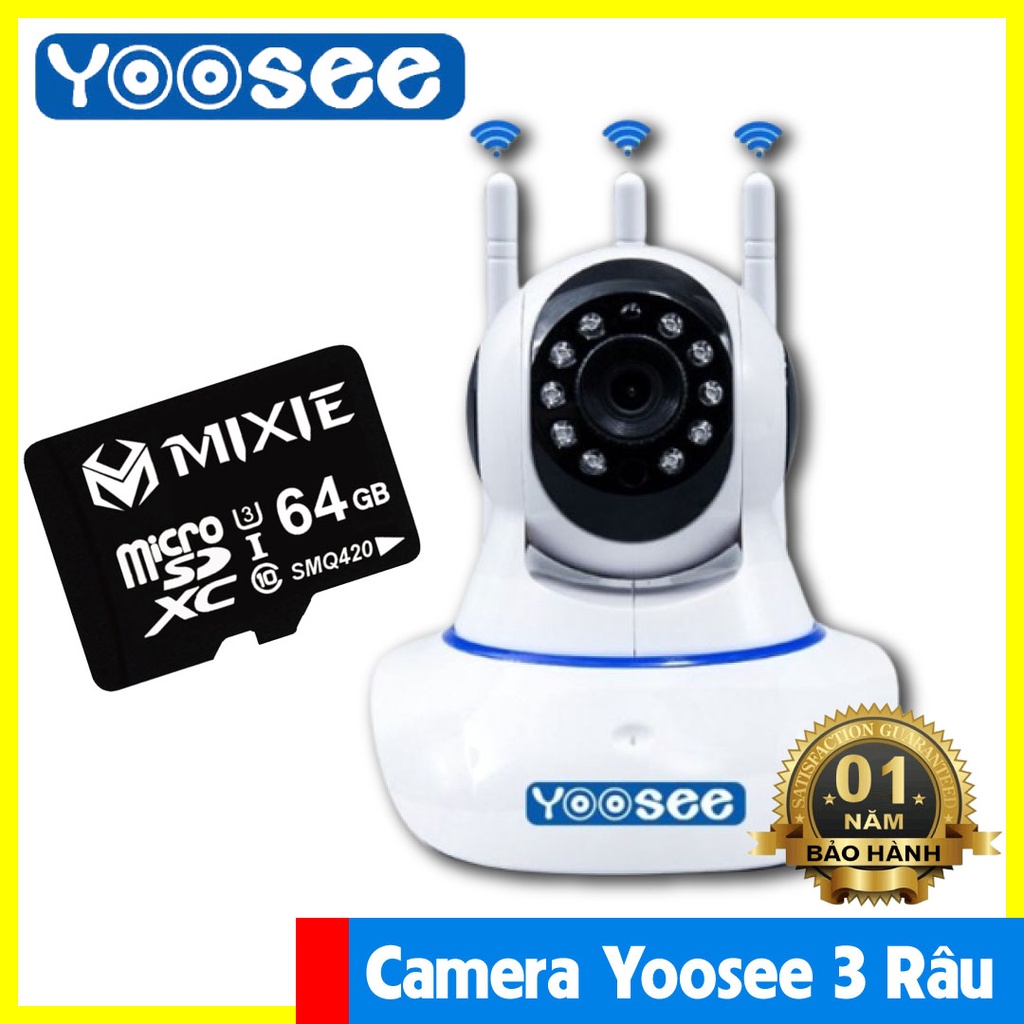 Camera Wifi Yoosee 360 Kèm Thẻ Nhớ Chuyên Dụng Camera