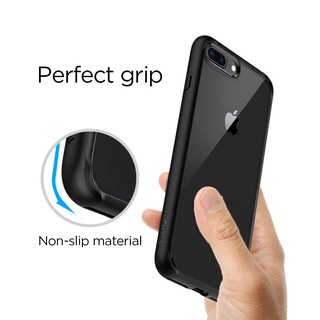 Ốp lưng iPhone 8 Plus/ 7 Plus Spigen Ultra Hybrid 2(Đen)