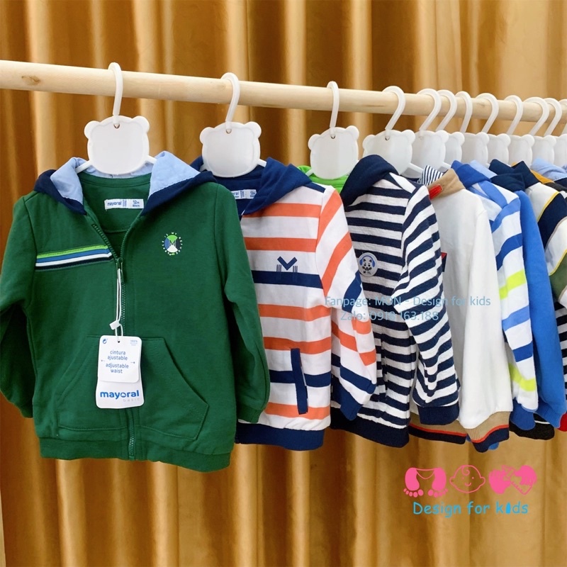 Áo khoác nỉ xuất dư Mayoral cho bé yêu