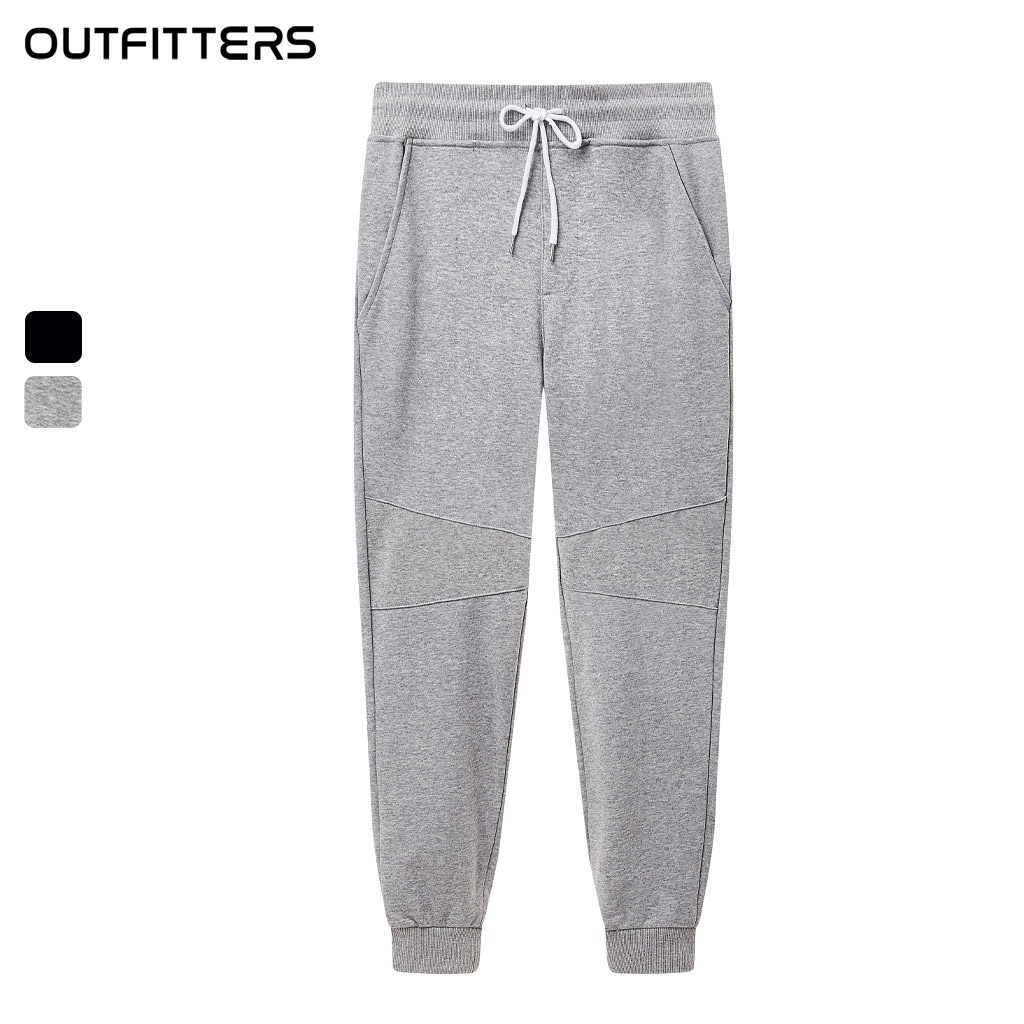 Quần Jogger Nam Nữ JOR04 [SIGNATURE FULL BOX] Outfitters Kiểu Trơn Ống Đứng Suông Thun Cotton Nỉ 4 Chiều Local Brand