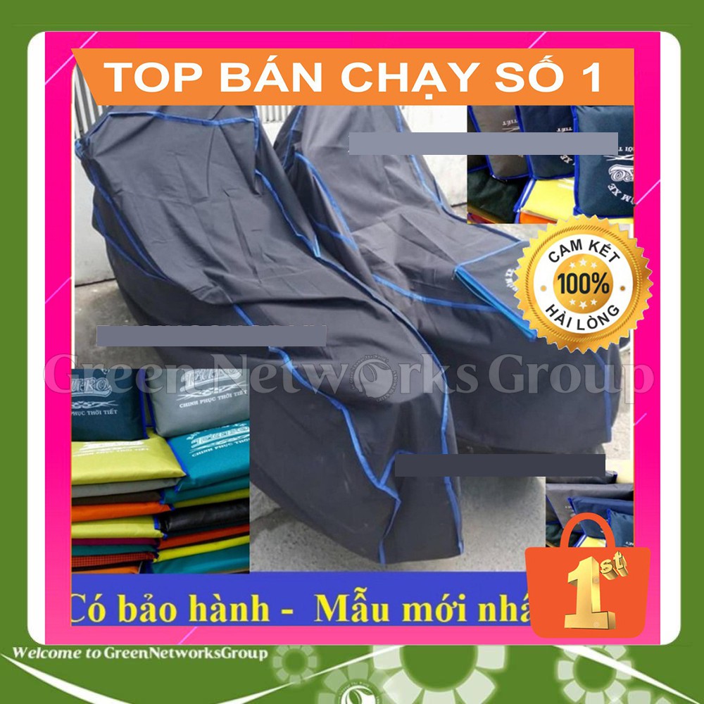 Bạt Phủ Xe Máy ,Áo Trùm Xe Máy Chất Lượng Tốt , Vải Dù Phủ PU , 1.2 - 1.4kg CHỐNG THẤM TUYÊT ĐỐI , BH 3 Tháng