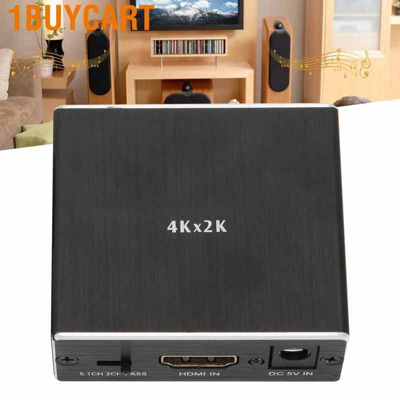 1 Bộ Chuyển Đổi Âm Thanh 4k Hdmi Sang Đầu Ra 3.5mm Hỗ Trợ Spdif 3d