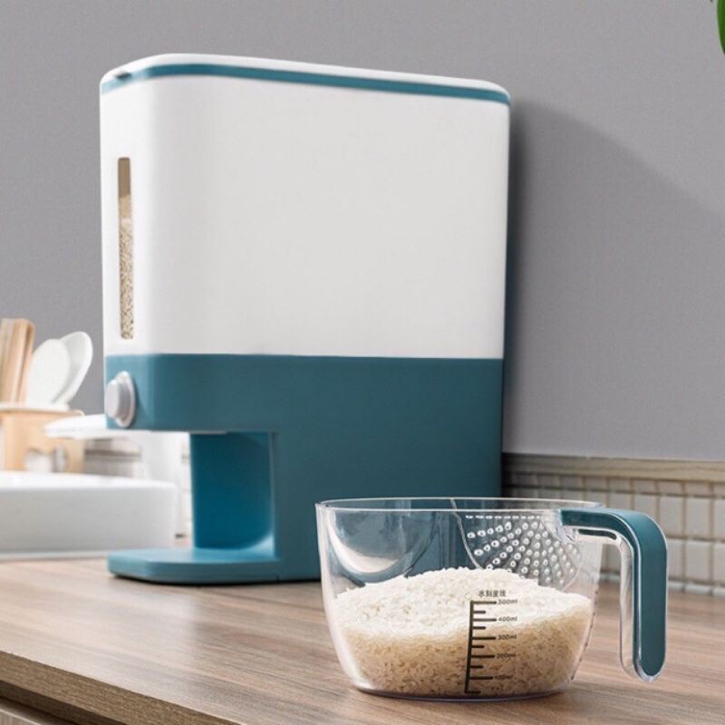 Thùng đựng Gạo Thông Minh 12kg Kèm Cốc