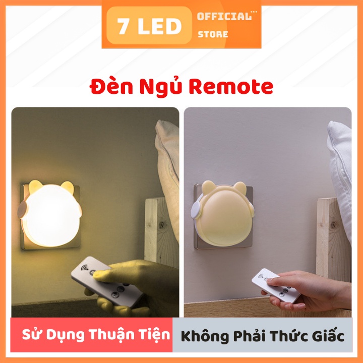 Đèn Ngủ Cảm Ứng, Đèn Ngủ Remote Đa Dạng Mẫu Mã