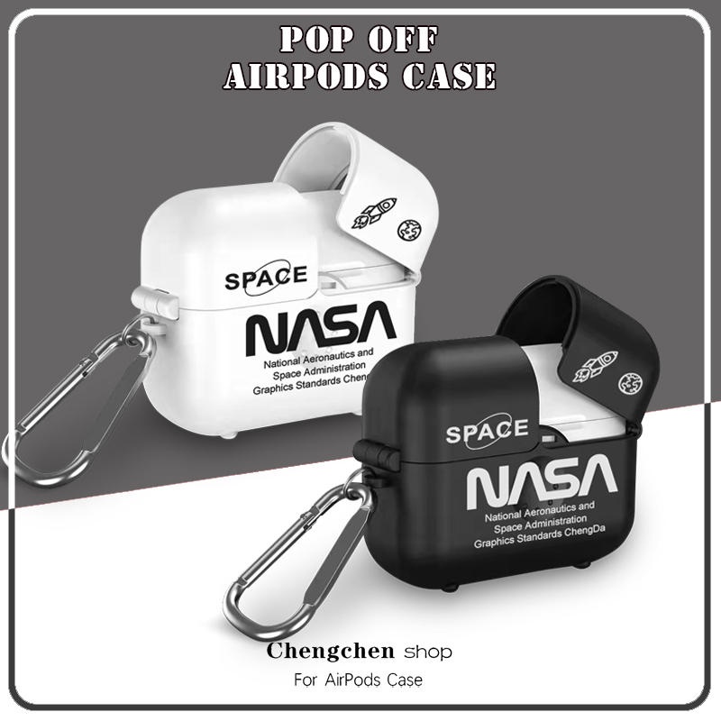 NASA Vỏ Bảo Vệ Hộp Sạc Tai Nghe AirPods3gen 2021 AirPods3 AirPodsPro Airpods2 Ốp