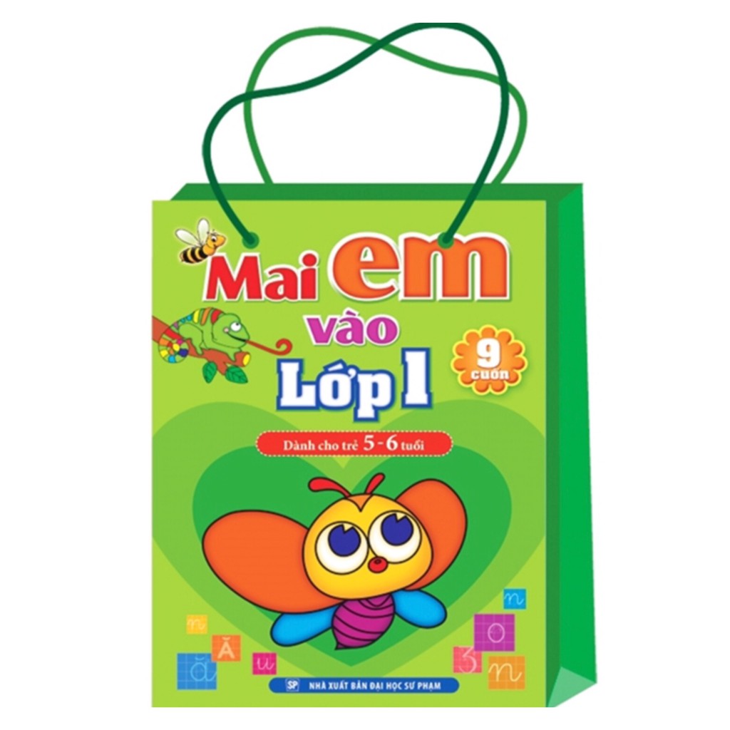 Sách - Mai em vào lớp 1 dành cho trẻ 5-6 tuổi ( bộ sách gồm 9 cuốn)