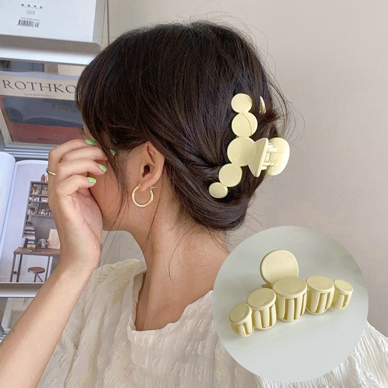 Kẹp Tóc Cà Phê Thời Trang Hàn Quốc