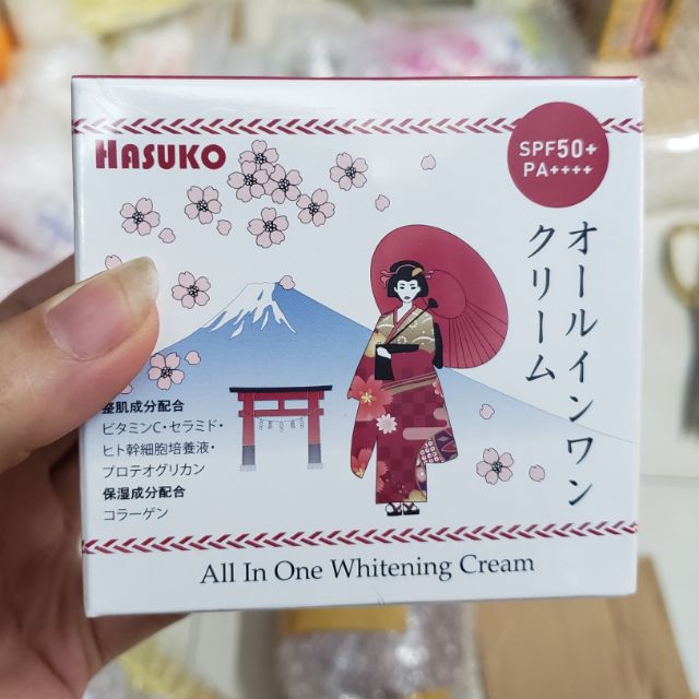 Kem dưỡng trắng da hasuko