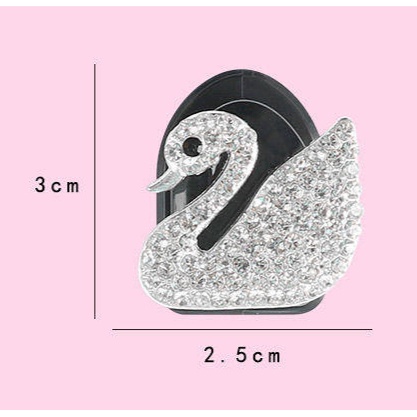 Móc treo ô tô nhỏ sáng tạo cao cấp đính đá lấp lánh sang trọng