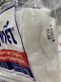 Bông gòn Bạch Tuyết Zigzag 100g