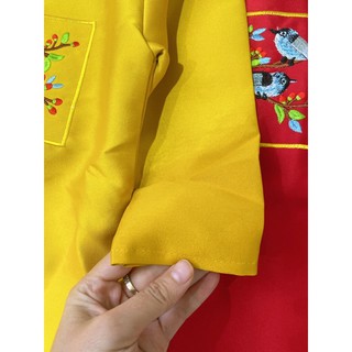 bán sỉ áo dài thêu bé gấm