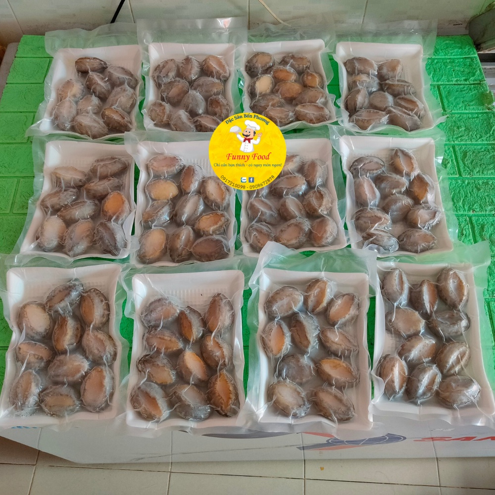 Bào ngư hàn quốc nissi nhập khẩu 500g loại đặc biệt rẻ nhất hcm - size - ảnh sản phẩm 3