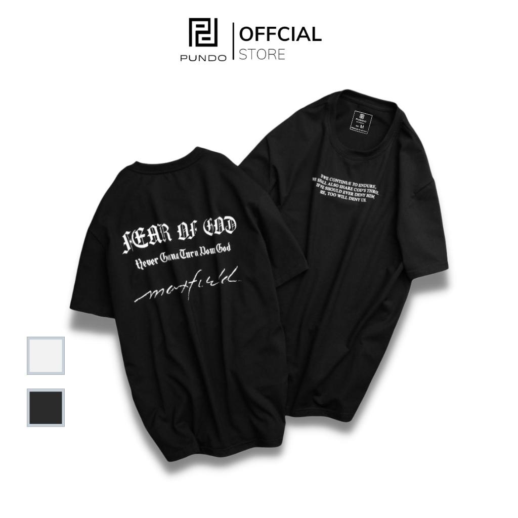 Áo thun nam cổ tròn tay ngắn 2 màu trắng đen ,  vải cotton cao cấp , size đến 85kg PUNDO ATPD39