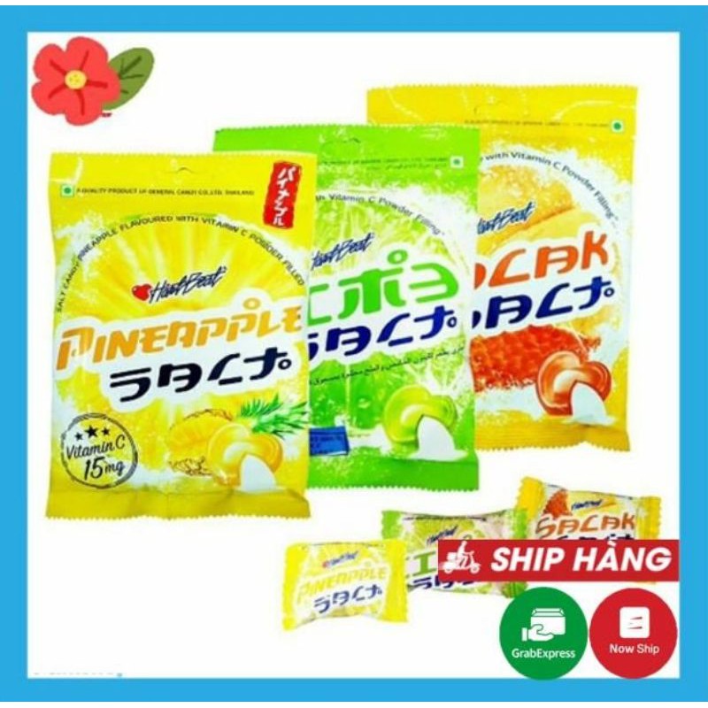 [SIÊU HOT]Kẹo Chanh / Thơm / Mây Muối Bổ Sung vitamin Thái Lan 120g.