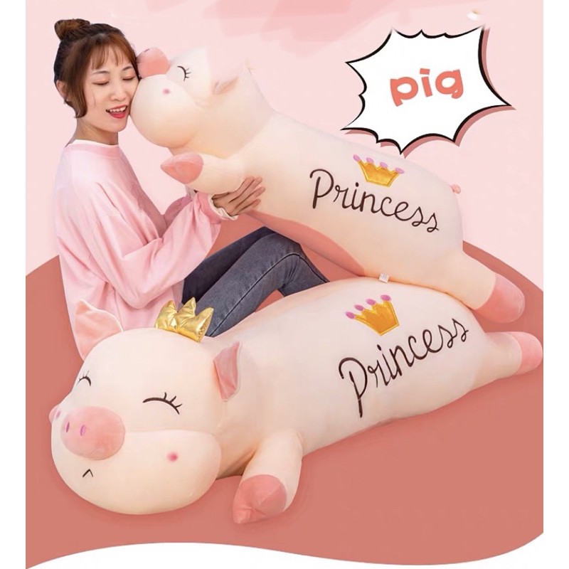 Gấu Bông Lợn Vương Miện,Lợn Bông Princess Siêu To